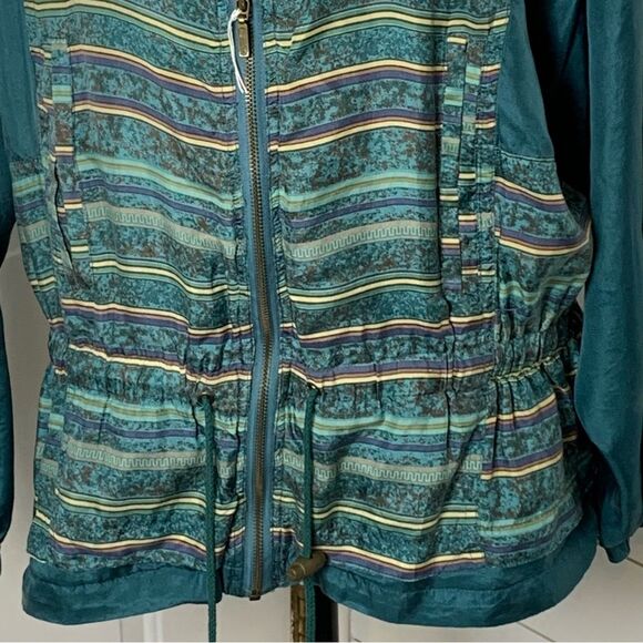 Vintage 100% silk Stunt Sport Track suit dead stock 90s woman’s medium - Picture 5 of 16